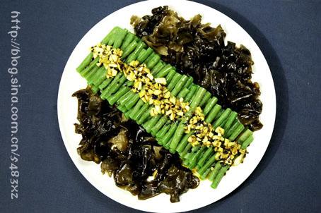 木耳豆角的做法(黑木耳拌豆角)